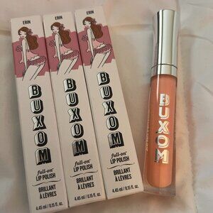 Lot of Three New BUXOM Full On Plumping Lip Polish Erin .15 oz New